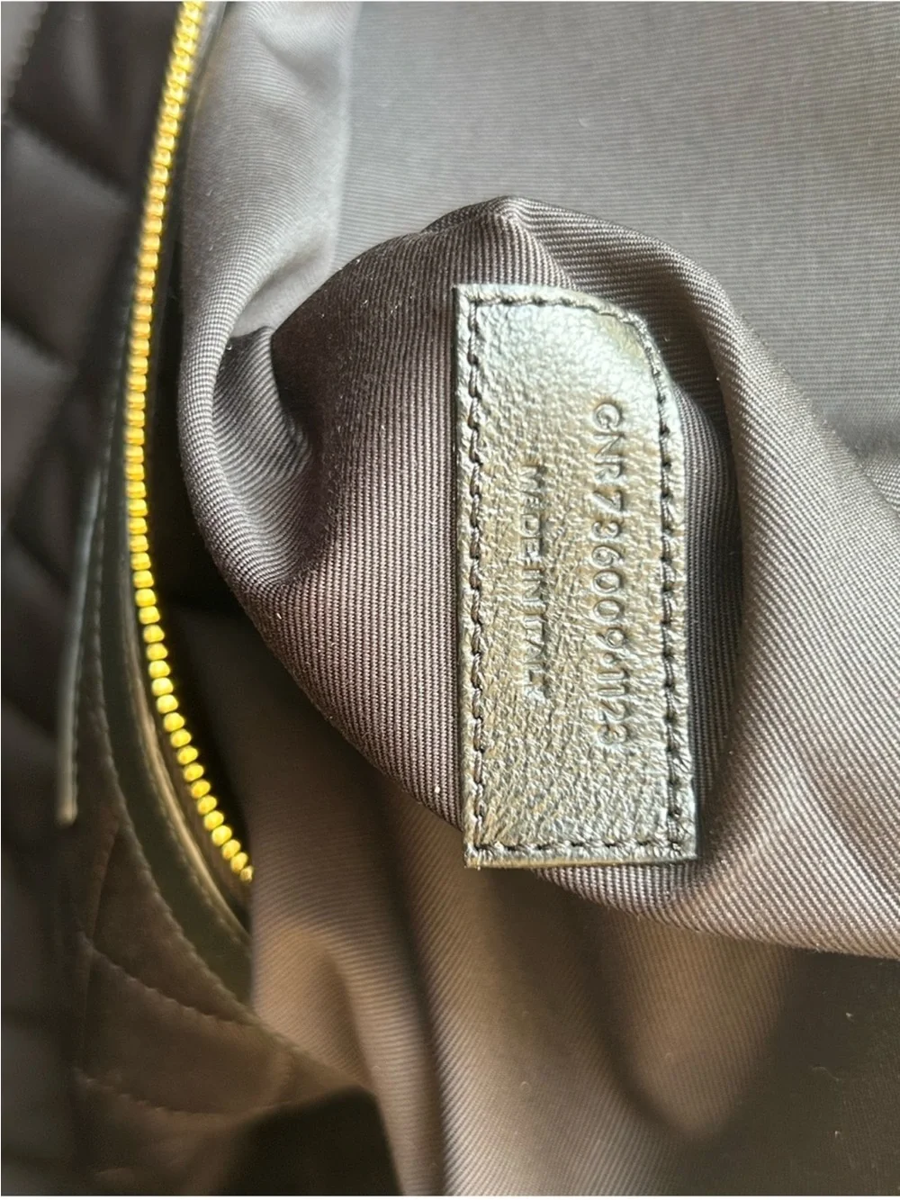 Saint Laurent YSL monogram, ES giant, quilted black, leather, travel bag, Italy